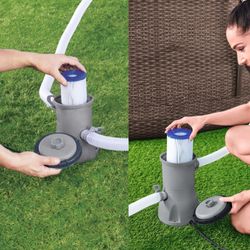 Pack 2 Filterkartuschen Typ II Bestway für Poolfilter 2.006 und 3.028 l/h