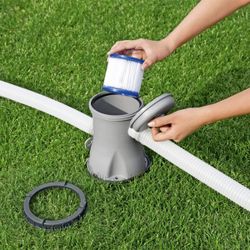 Pack 2 Filtres à Cartouche Type I Bestway ø8x9 cm pour Filtre de Piscine 1.249 L/h