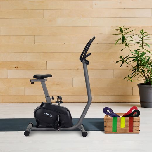 Pack Vélo d'Appartement Keboo avec Bandes Élastiques et Écran LCD