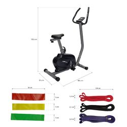 Pack Vélo d'Appartement Keboo avec Bandes Élastiques et Écran LCD