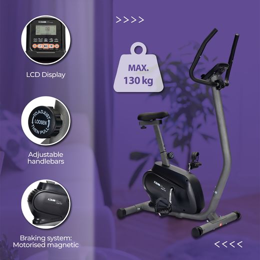 Pack Vélo d'Appartement Keboo avec Bandes Élastiques et Écran LCD