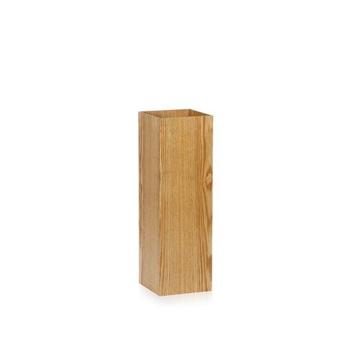 Portaombrelli, 16 x 16 x 50 cm, in legno di salice naturale | Collezione Saule