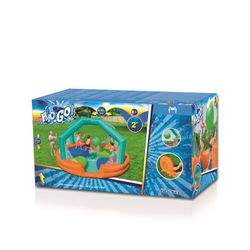 Parc aquatique gonflable Bestway Dodge & Drench 450x450x268 cm avec balle suspendue