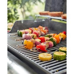 Parrilla Weber Gourmet BBQ System, acero inoxidable, compatible con accesorios Gourmet