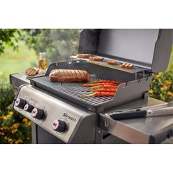 Parrilla Weber Gourmet BBQ System, acero inoxidable, compatible con accesorios Gourmet