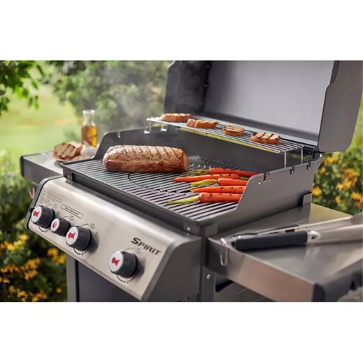 Parrilla Weber Gourmet BBQ System, acero inoxidable, compatible con accesorios Gourmet