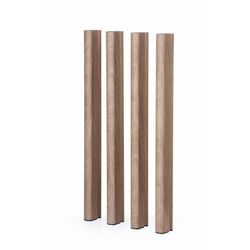 Patas de aluminio efecto madera para jardinera Mondum Mediterráneo H62,5 cm