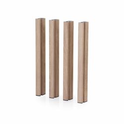 Patas de aluminio efecto madera para jardinera Mondum, 75 cm