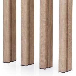 Patas de aluminio efecto madera para jardinera Mondum, 75 cm