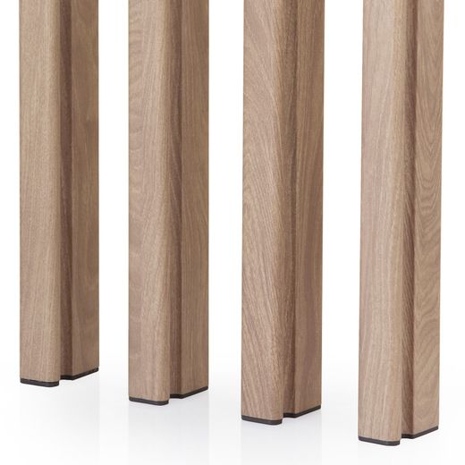 Patas de aluminio efecto madera para jardinera Mondum, 75 cm