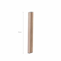 Patas de aluminio efecto madera para jardinera Mondum, 75 cm