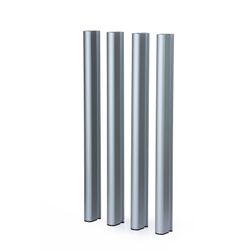 Patas de aluminio para jardinera Mondum Mediterráneo, 62,5 cm, plateadas