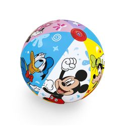 Ballon Gonflable Bestway Mickey Mouse 51 cm Multicolore avec Valve de Sécurité