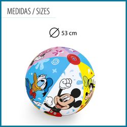 Bola Inflável Bestway Mickey Mousse 51 cm Multicolor com Válvula de Segurança