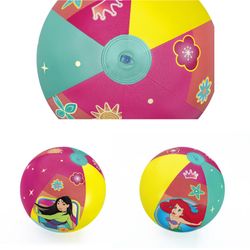 Ballon Gonflable Bestway Princesses Disney 51 cm Multicolore avec Valve de Sécurité