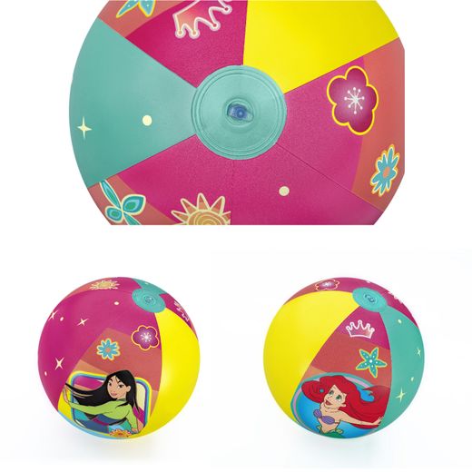 Ballon Gonflable Bestway Princesses Disney 51 cm Multicolore avec Valve de Sécurité