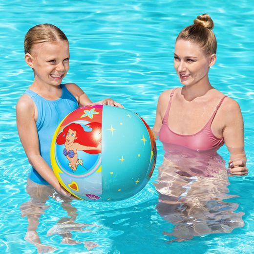 Ballon Gonflable Bestway Princesses Disney 51 cm Multicolore avec Valve de Sécurité