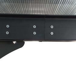 Wandpergola Gardiun Elliot 8 m² aus Aluminium mit UV-schützendem Polycarbonat