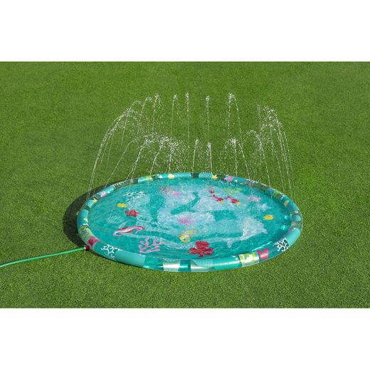 Piscina Alfombra de Jatos de Água Bestway Ø165 cm Estampado Marinho Azul