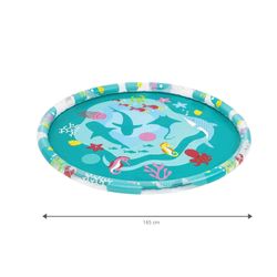 Piscina Alfombra de Jatos de Água Bestway Ø165 cm Estampado Marinho Azul