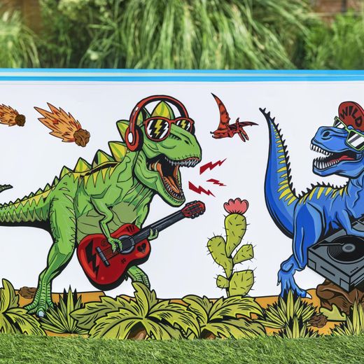 Piscina Autoportante per Bambini Bestway Fill N' Fun 244x46 cm Dinosauri