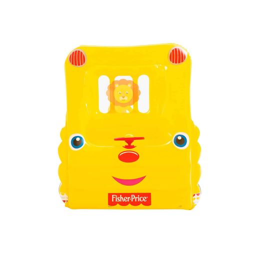 Piscina de Bolas Inflável Bestway Fisher Price Ônibus Escolar 137x96x96 cm Amarela