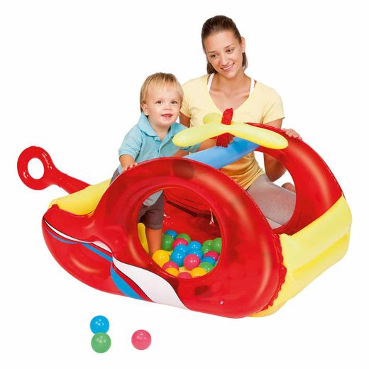 Piscina de Bolas Inflável Bestway Helicóptero 132x79x68 cm
