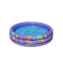 Piscina de Bolas Inflável Tipi Infantil Bestway Roxa 102x102x25 cm