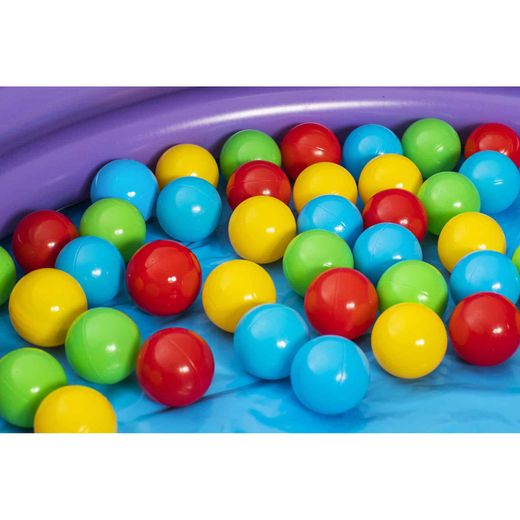 Piscina de Bolas Inflável Tipi Infantil Bestway Roxa 102x102x25 cm