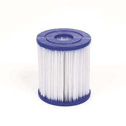 Abnehmbares selbsttragendes Bestway Fast Set Schwimmbecken 366x76 cm blau mit Kartuschenfilter