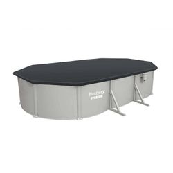 Piscina fuori terra ovale in acciaio Bestway Hydrium 610x366 cm con filtro a sabbia