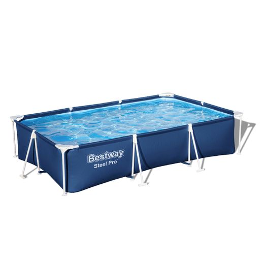 Piscina Fuori Terra Rettangolare Bestway Steel Pro 300x201x66 cm Senza Filtro
