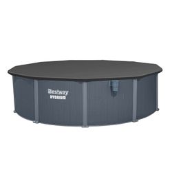 Piscine Autoportante Ronde en Acier Bestway Hydrium Ø488 x 132 cm avec Filtre à Sable