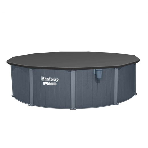 Piscine Autoportante Ronde en Acier Bestway Hydrium Ø488 x 132 cm avec Filtre à Sable