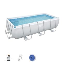 Piscina Fuori Terra Tubolare Bestway Power Steel 404x201x100 cm con Filtro a Sabbia