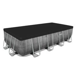 Piscine Démontable Tubulaire Bestway Power Steel Rotin 549x274x122 cm avec Filtre à Cartouche