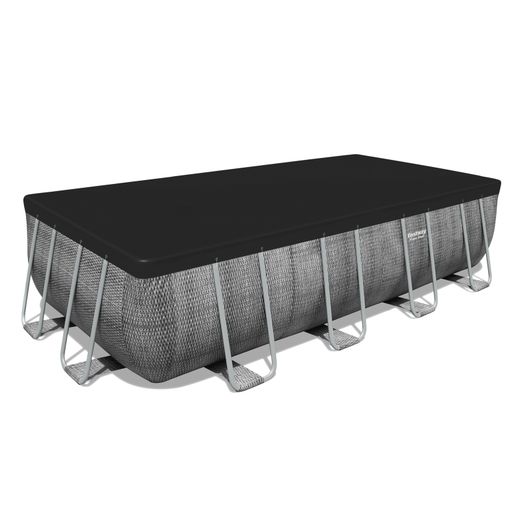 Piscine Démontable Tubulaire Bestway Power Steel Rotin 549x274x122 cm avec Filtre à Cartouche