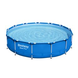 Piscina fuori terra tubolare Bestway Steel Pro 366x76 cm blu