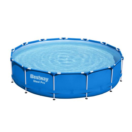 Piscina fuori terra tubolare Bestway Steel Pro 366x76 cm blu