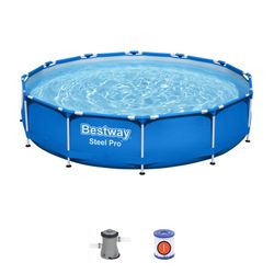 Piscine tubulaire démontable Bestway Steel Pro 366x76 cm avec filtre cartouche