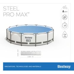 Piscine tubulaire démontable Bestway Steel Pro Max 305x100 cm avec filtre