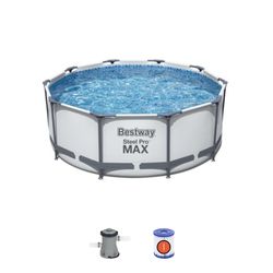 Piscine tubulaire démontable Bestway Steel Pro Max 305x100 cm avec filtre