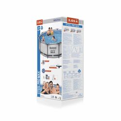 Piscine tubulaire démontable Bestway Steel Pro Max 305x100 cm avec filtre