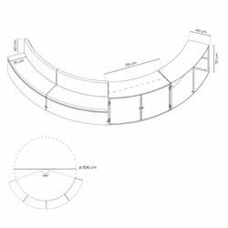 Piscina Bestway Steel Pro Max 305x100 cm con Revestimiento K2O Half Surround
