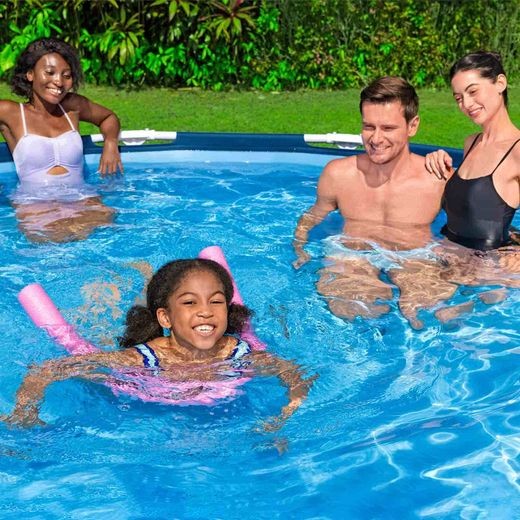 Piscine tubulaire démontable Bestway Steel Pro Max Ø366 x 76 cm avec filtre à cartouche