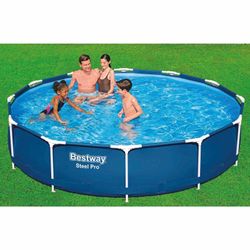 Piscine tubulaire démontable Bestway Steel Pro Max Ø366 x 76 cm avec filtre à cartouche