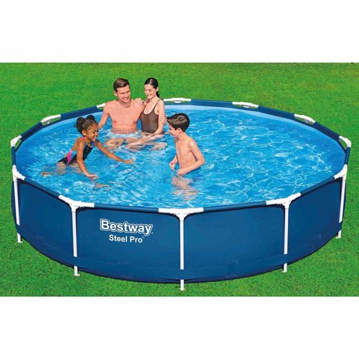 Piscine tubulaire démontable Bestway Steel Pro Max Ø366 x 76 cm avec filtre à cartouche