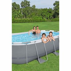 Piscine Hors-Sol Tubulaire Bestway Steel Pro Max Ovale 427x250x100 cm avec Filtre