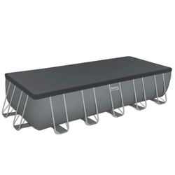 Piscine Démontable Tubulaire Bestway Steel Pro Max Rectangulaire 640x274x132 cm avec Filtre à Sable