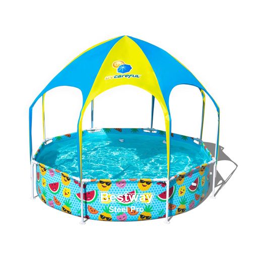 Piscine Démontable Tubulaire Enfant Bestway Splash-In-Shade avec Parasol
